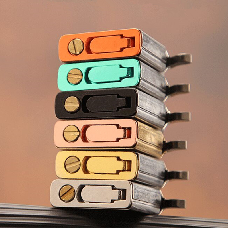 Candle Lighter - Multi Color Alloy Sealed Bottom Fuel