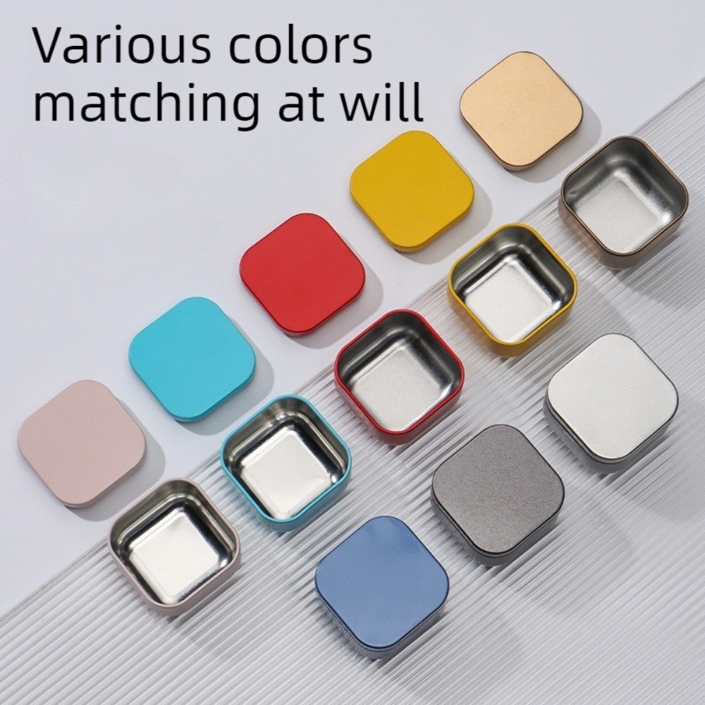 Candle Containers - 20PCS Empty Square Candle Jars 50ml