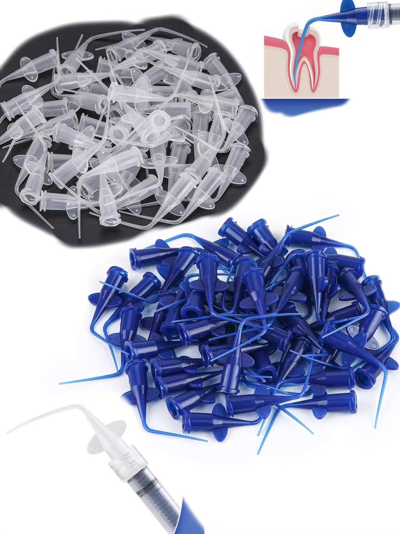 Wax Melts - 20/50Pcs Disposable Curved Tube Dispensing Nozzles