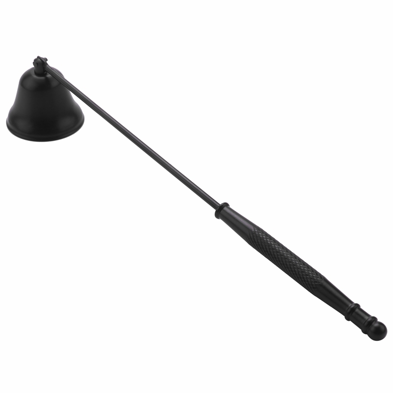 Candle Wick - Black Stainless Steel Bell Candle Snuffer