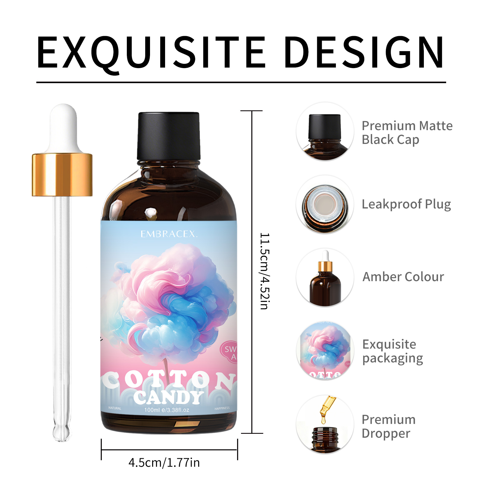 100ml Cotton Candy Fragrance O - огляд і ціна Candle Fragrance