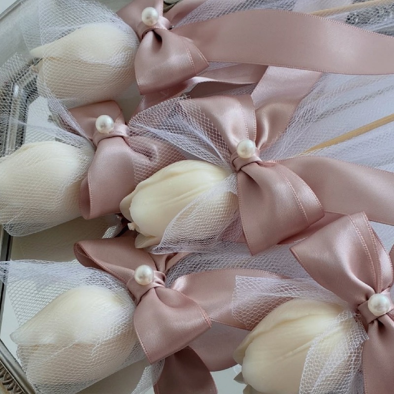 5pcs Tulip Scented Candle on B - огляд і ціна Soy Wax