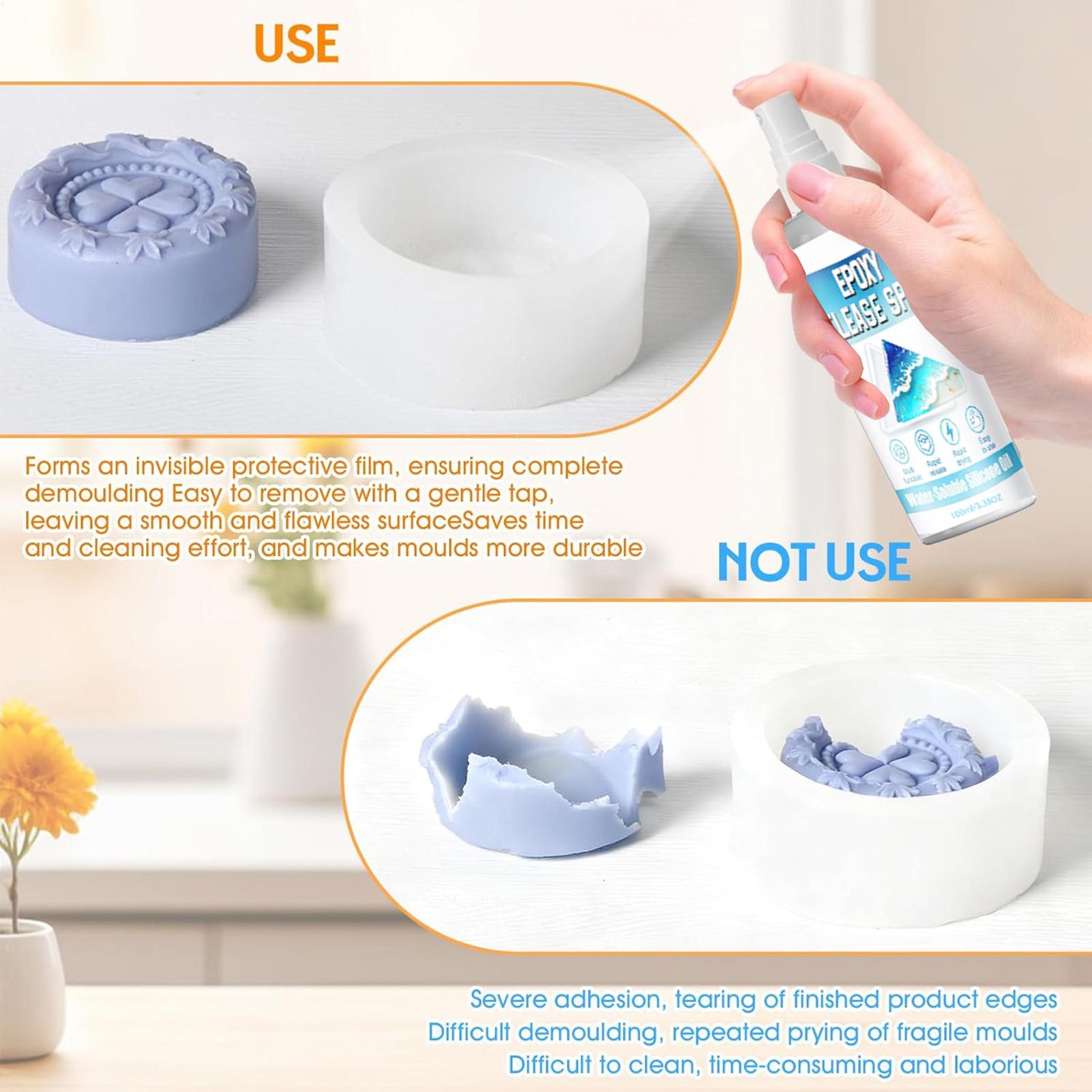 100ml Silicone Release Spray E - огляд і ціна Candle Molds