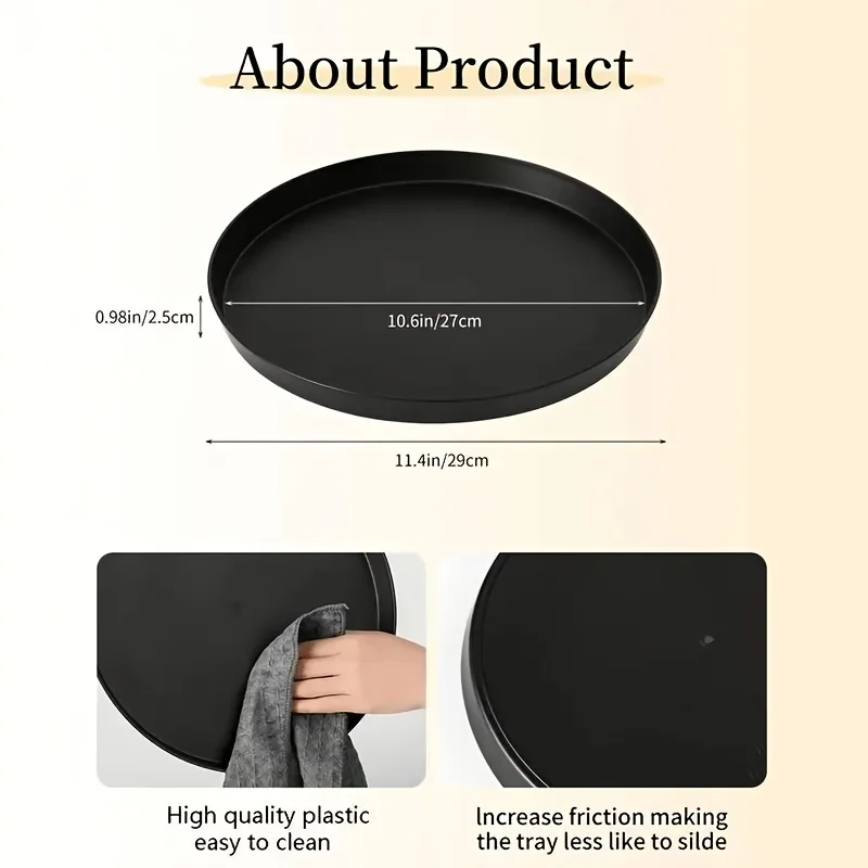 1Pc Modern black circular ABS  - огляд і ціна Silk Candle