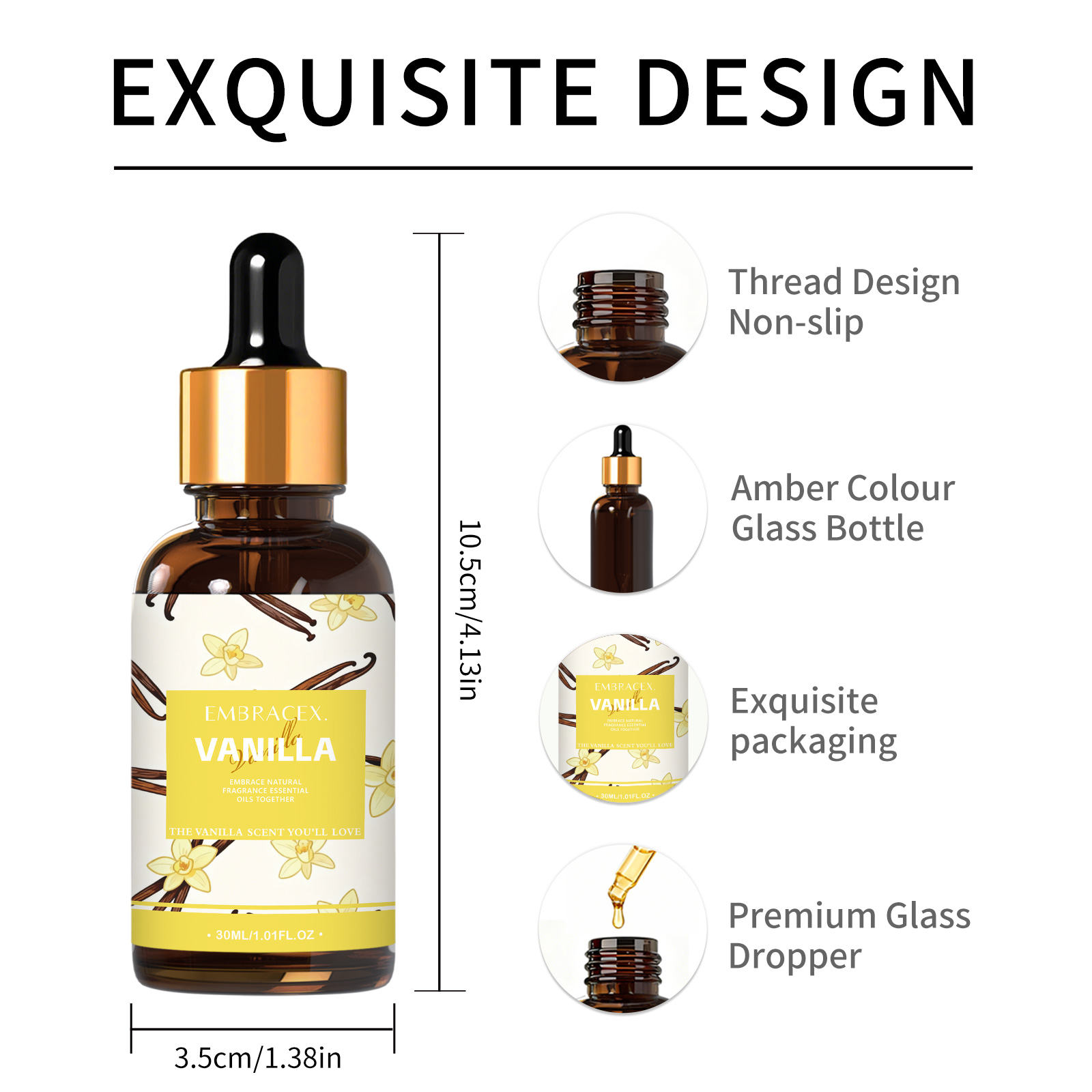 30ml Vanilla Fragrance Oils Fo - огляд і ціна Candle Fragrance