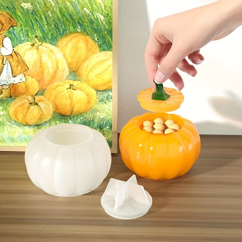 2pcs Pumpkin Jar Silicone Mold - огляд і ціна Candle Containers