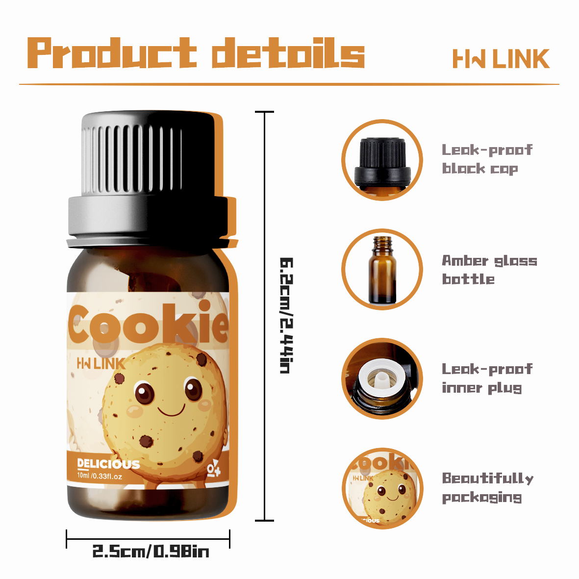10ml Cookie Fragrance Oils For - огляд і ціна Candle Fragrance