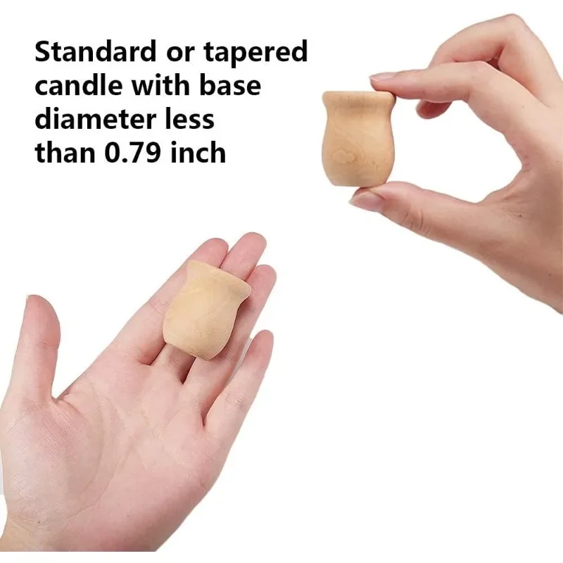 10 pcs 1.5 Inch 10pcs Unfinish - огляд і ціна Candle Containers