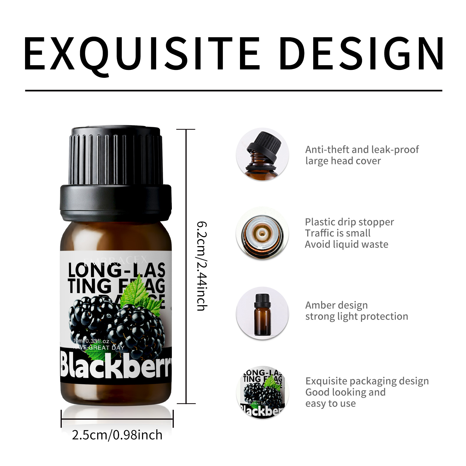 10ml Blackberry Fragrance Oils - огляд і ціна Candle Fragrance