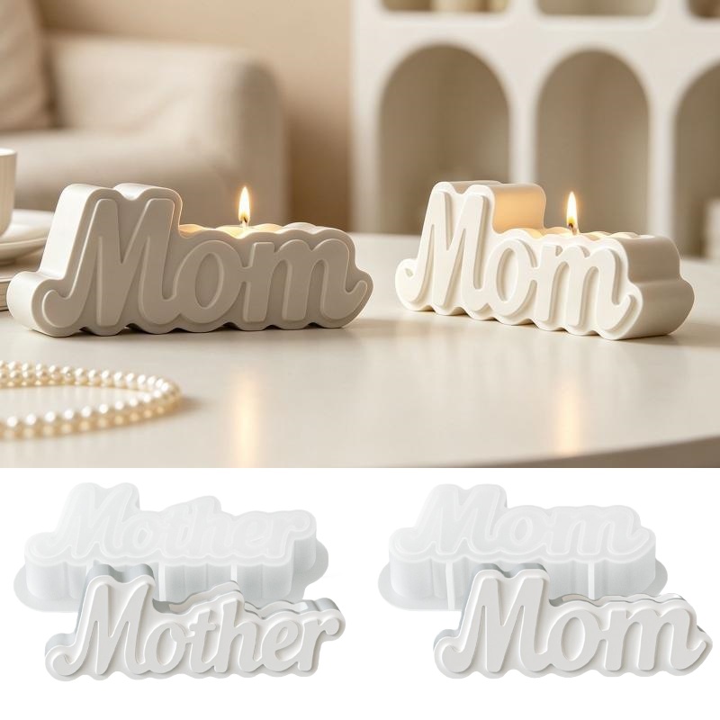 Letter Shape Vase Plaster Sili - огляд і ціна Candle Containers