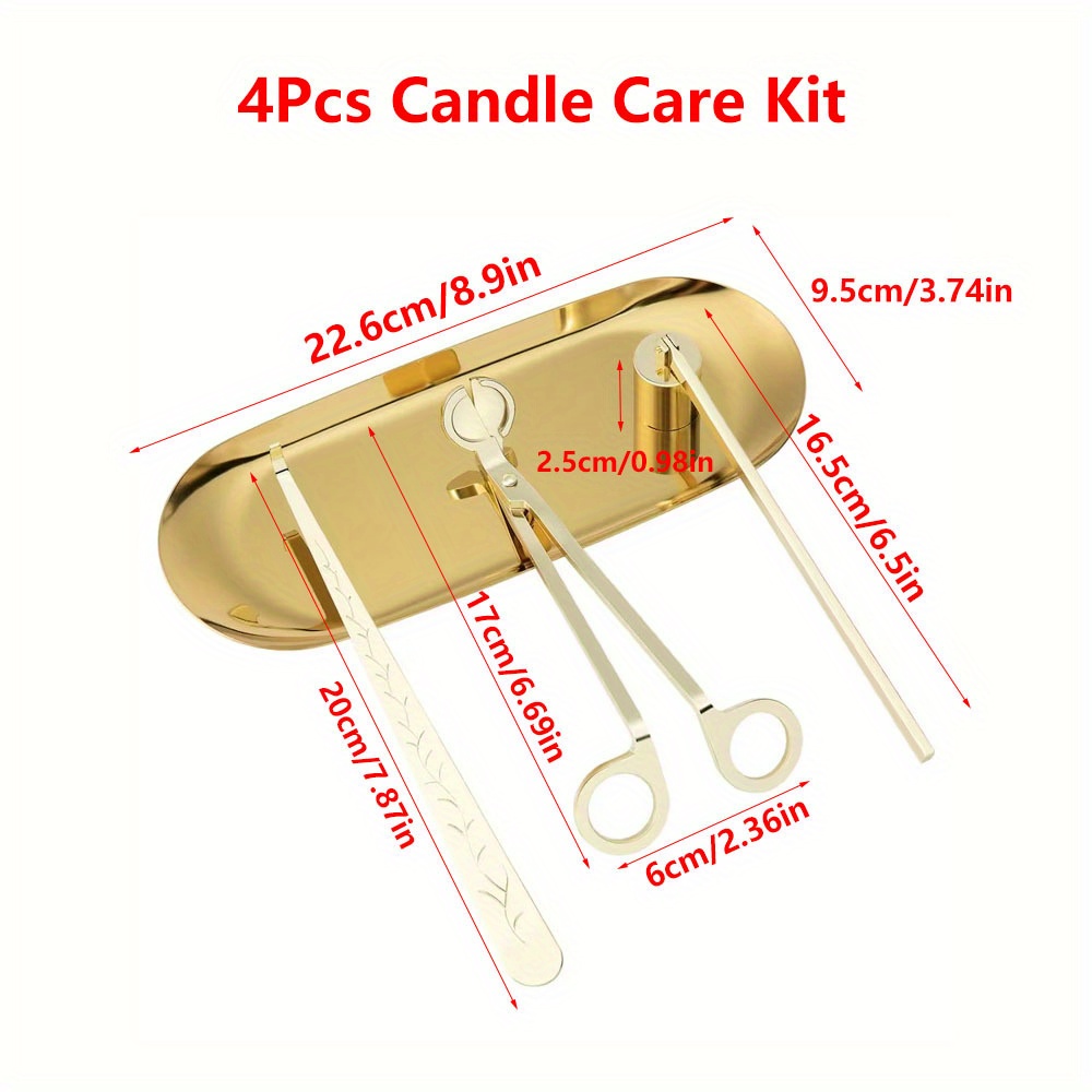 4pcs/set Luxury Candle Care Ki - огляд і ціна Candle Wick
