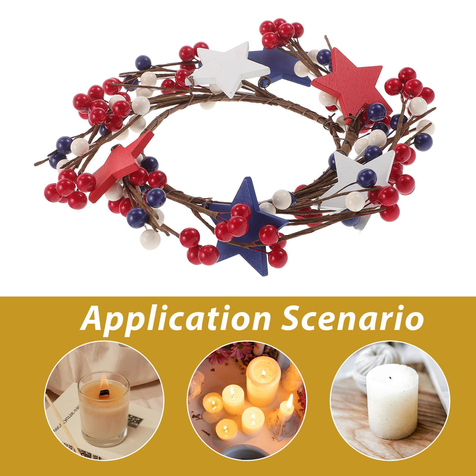 Table Centerpiece Wreath 4TH P - огляд і ціна Paraffin Wax