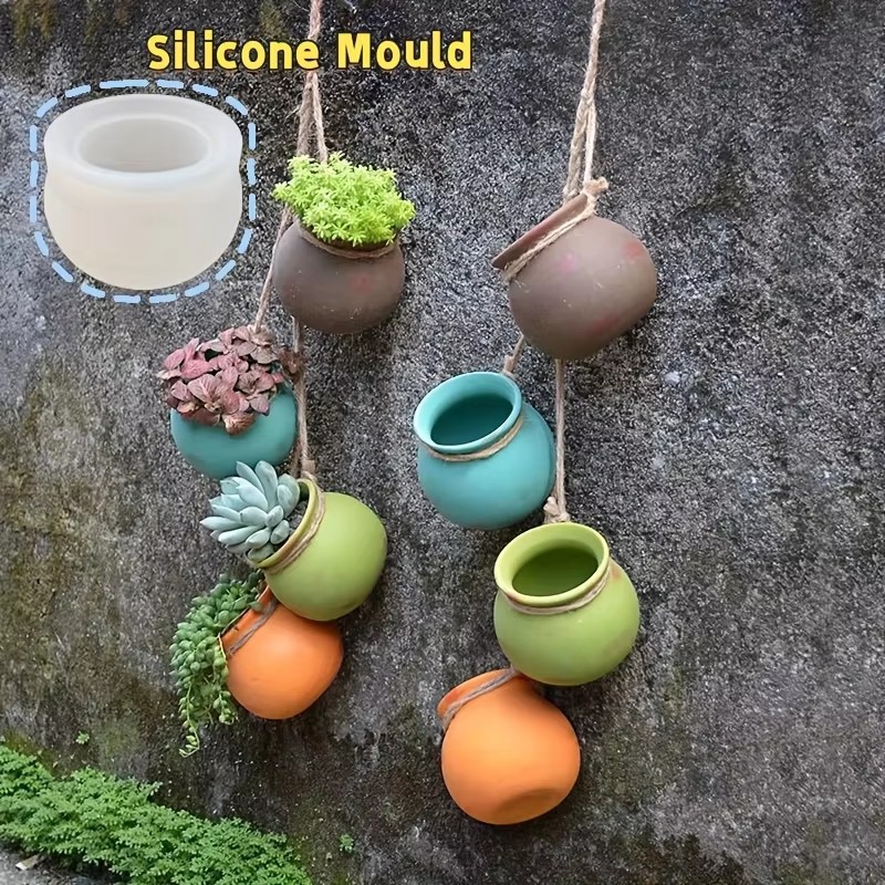 Silicone Flower Pot Molds, Res - огляд і ціна Candle Containers