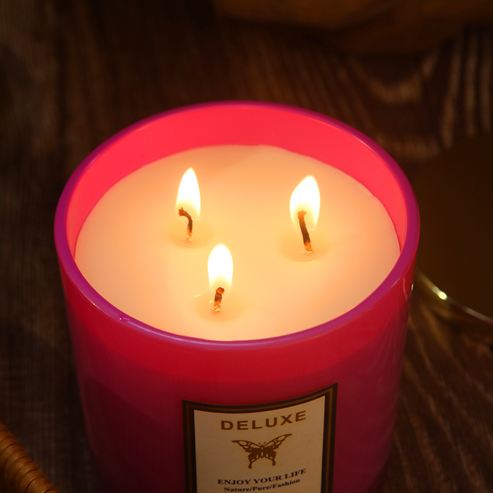 400G gold cover glass scented  - огляд і ціна Soy Wax