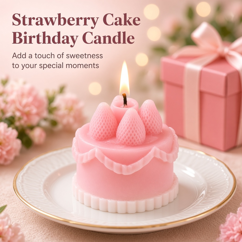 1Pc Cake-Shaped Scented Candle - огляд і ціна Soy Wax