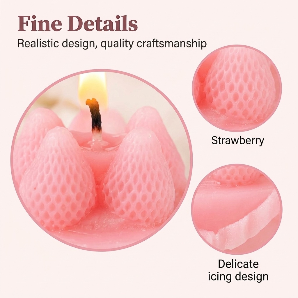 1Pc Cake-Shaped Scented Candle - огляд і ціна Soy Wax
