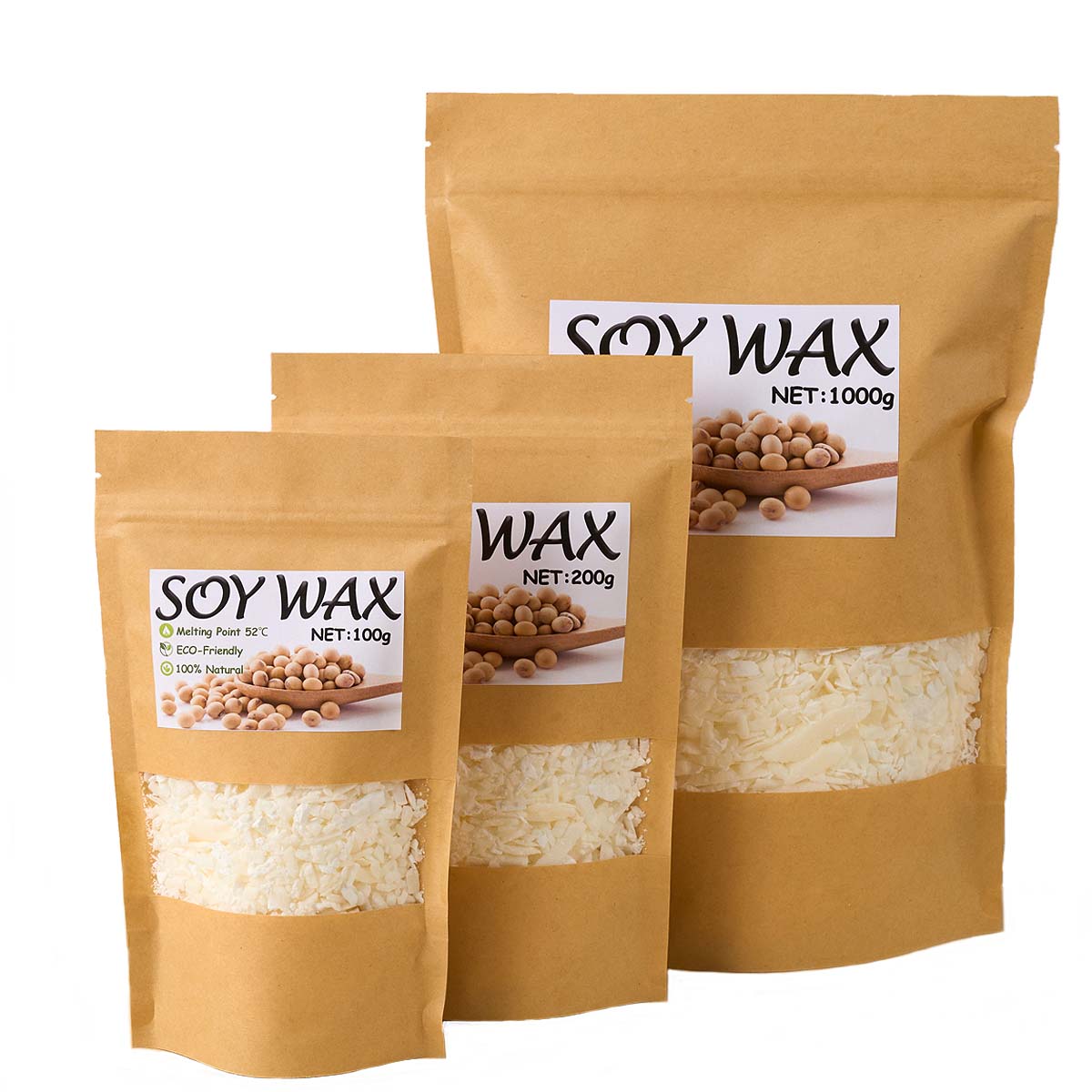 1 Pounds Pure White Soy Wax Fo - огляд і ціна Candle Making Kit
