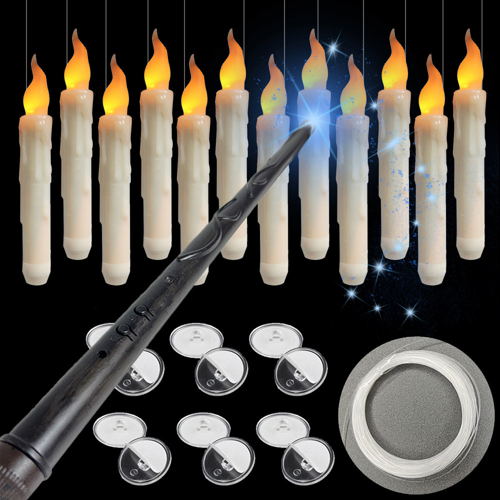 Flameless Ivory Taper Candles  - огляд і ціна Candle Wick