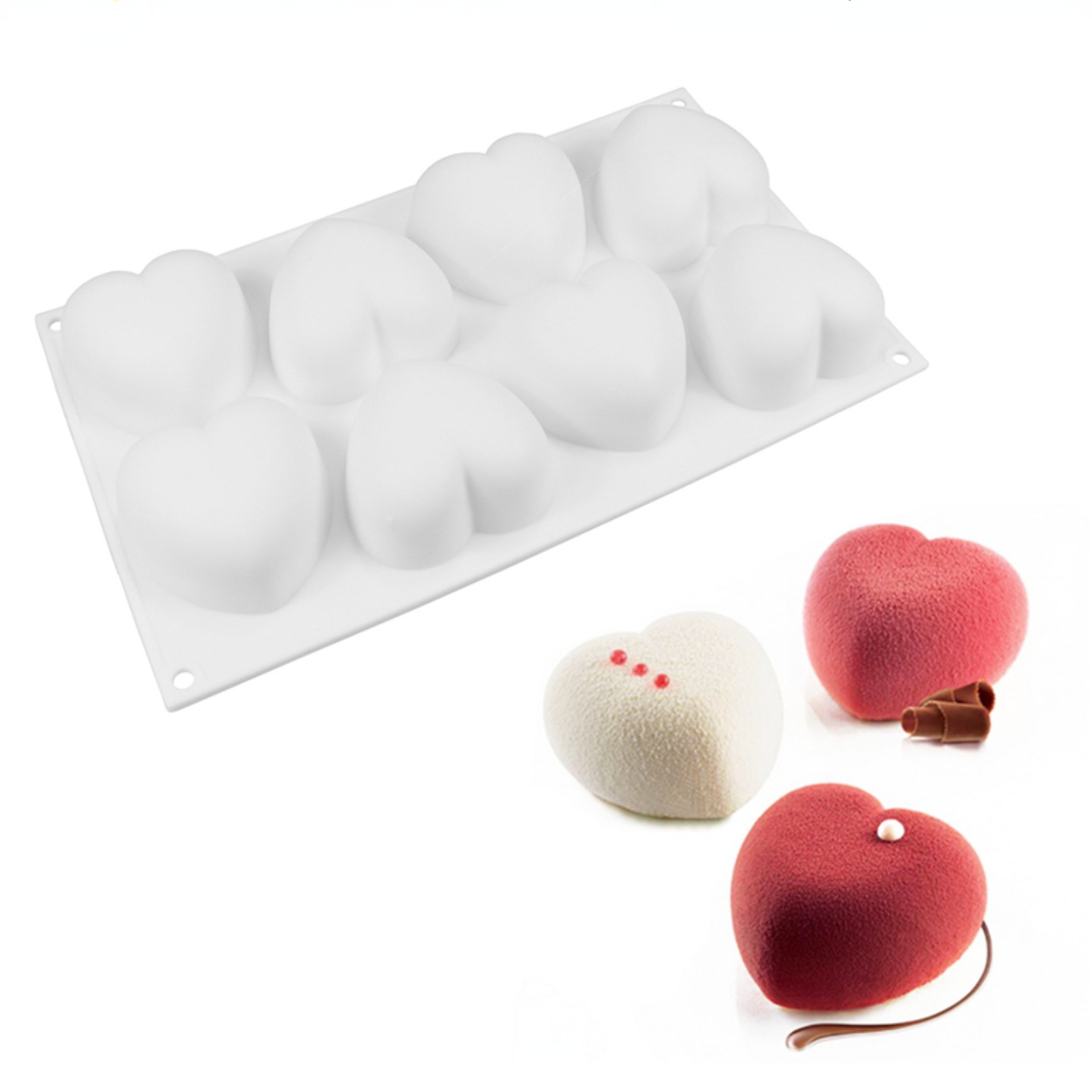 Love Heart Silicone Soap Mold  - огляд і ціна Candle Making Kit