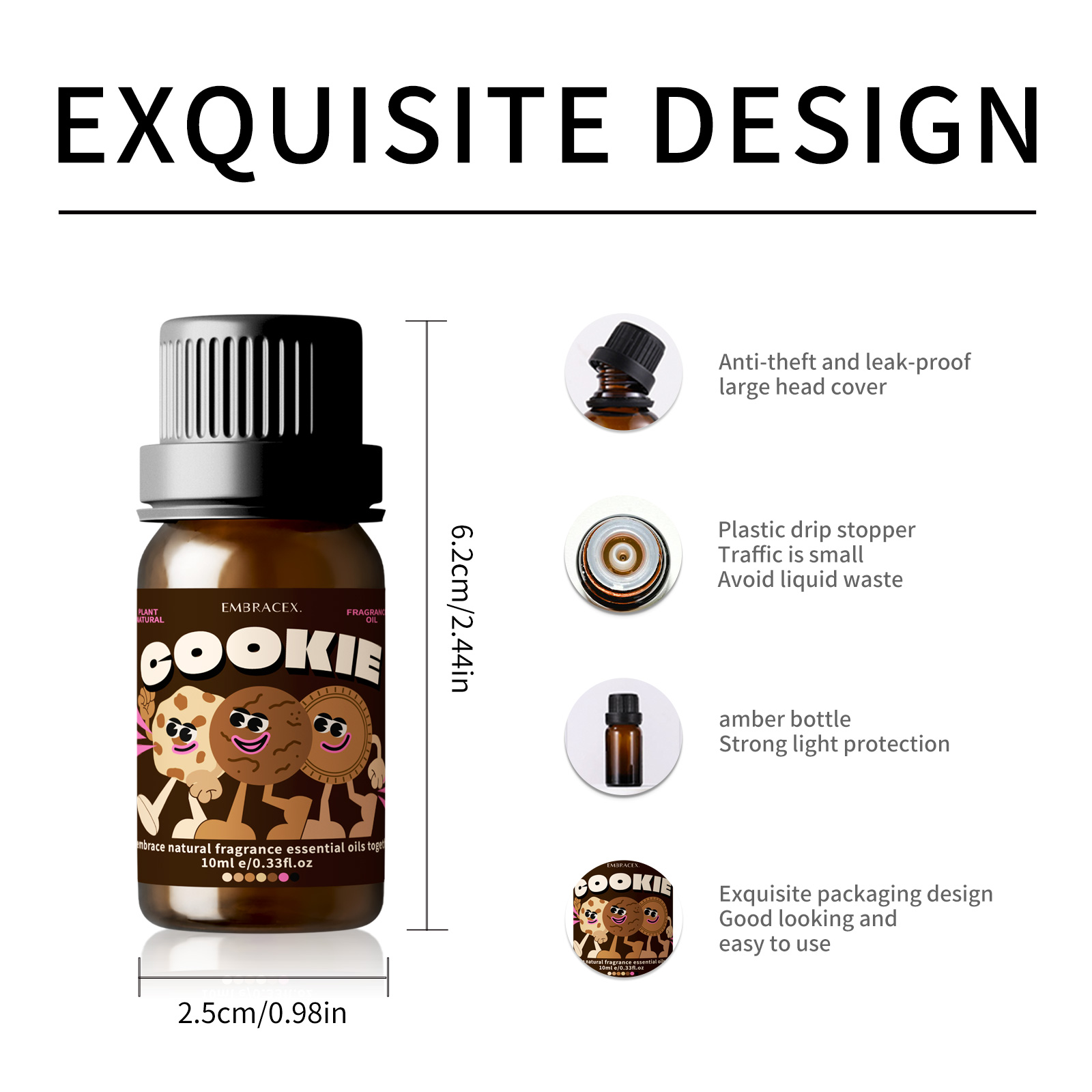 10ml Cookie Fragrance Oils For - огляд і ціна Candle Fragrance