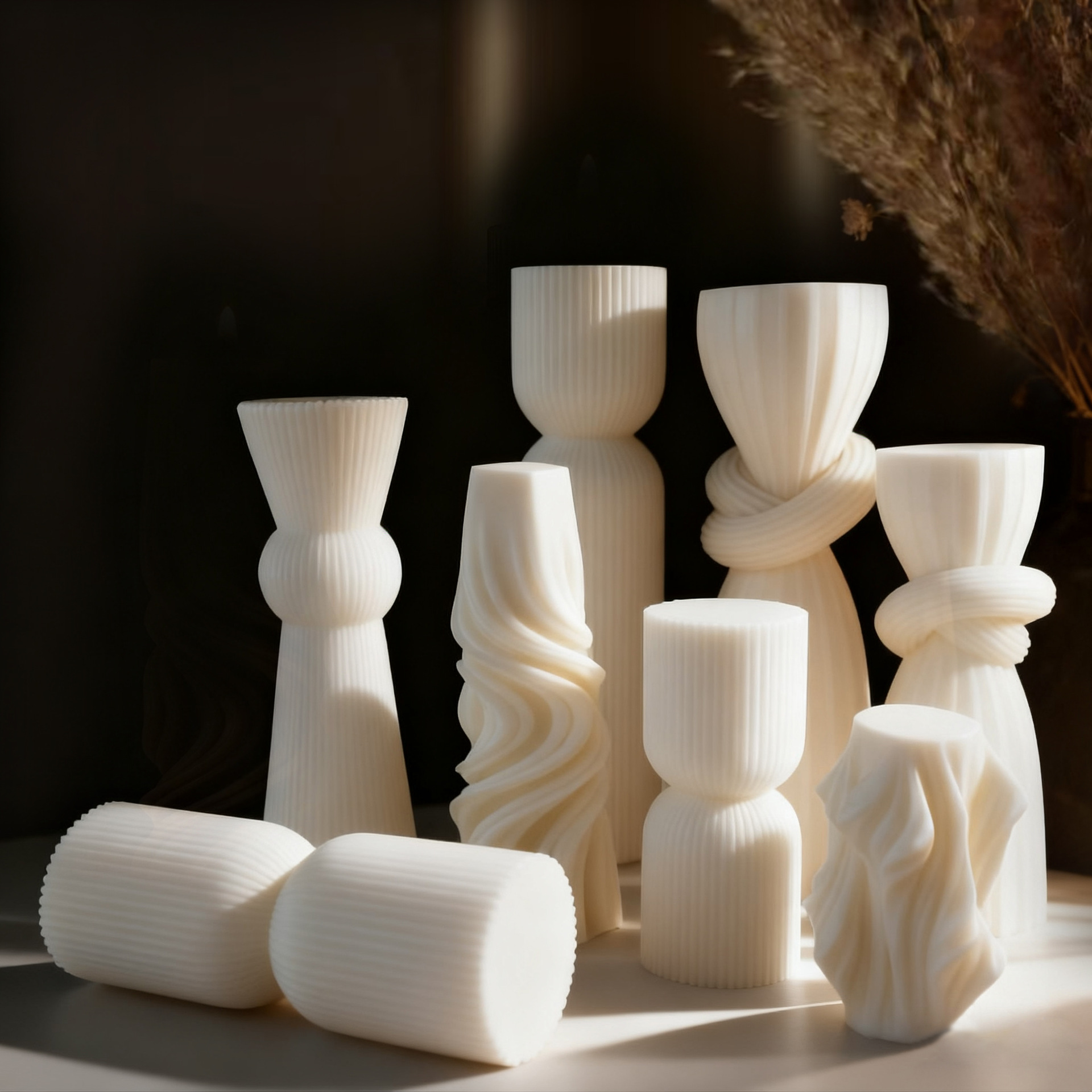 Nordic Minimalist White Scente - огляд і ціна Silk Candle
