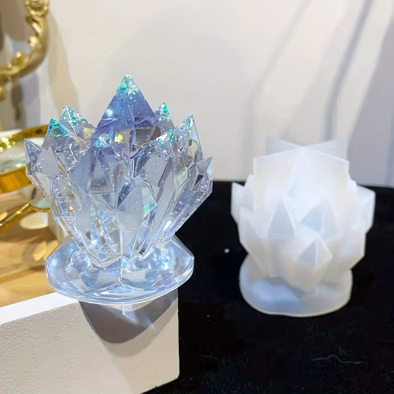 1pcCrystal Cluster Decorative  - огляд і ціна Candle Molds