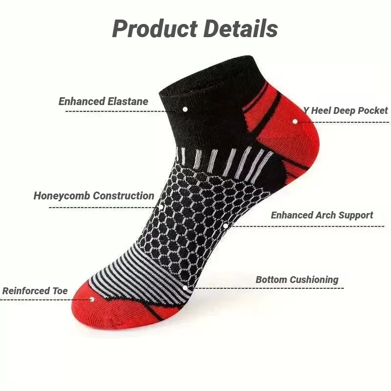 6 Pairs Men'S Short Sports Soc - огляд і ціна Candle Wick