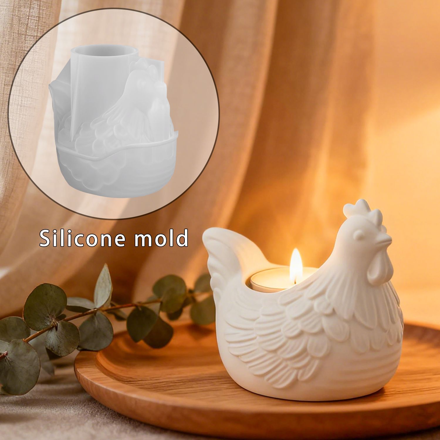 DIY 3D Little Chicken Candle H - огляд і ціна Candle Molds