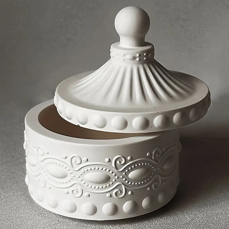 1set Striped Candle Jar Silico - огляд і ціна Candle Containers