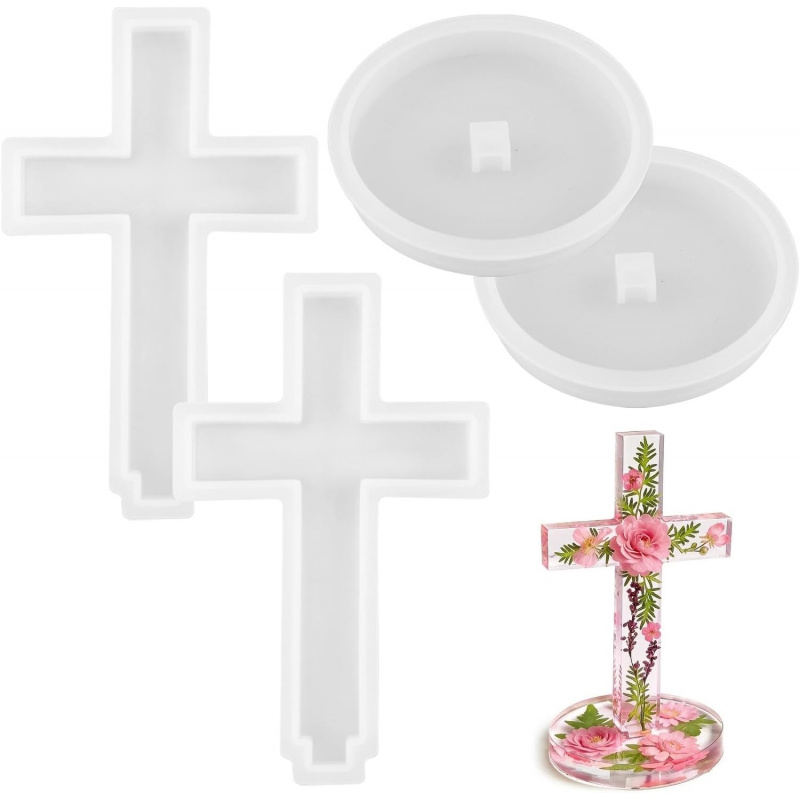Two silicone molds with a base - огляд і ціна Candle Containers