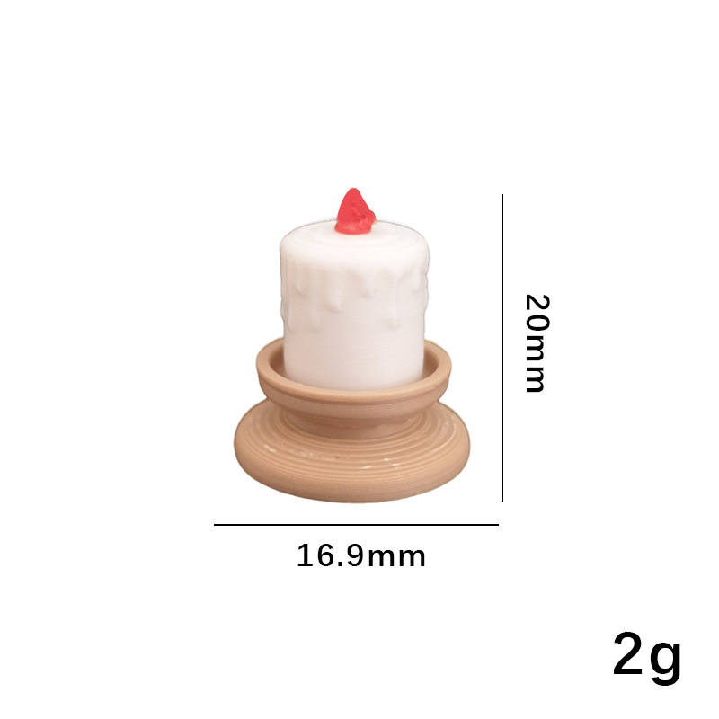 3pcs 1/12 Scale Dollhouse Mini - огляд і ціна Candle Wax Scale