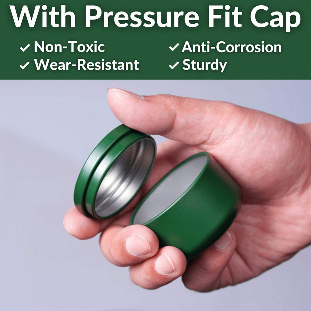 Tea Can with Airtight Lids Tin - огляд і ціна Candle Containers
