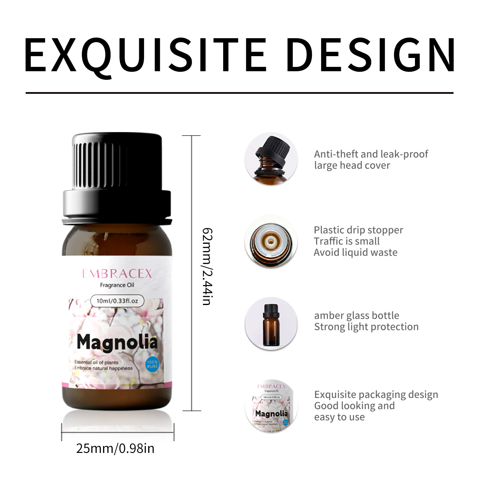 10ml Magnolia Fragrance Oils L - огляд і ціна Candle Fragrance