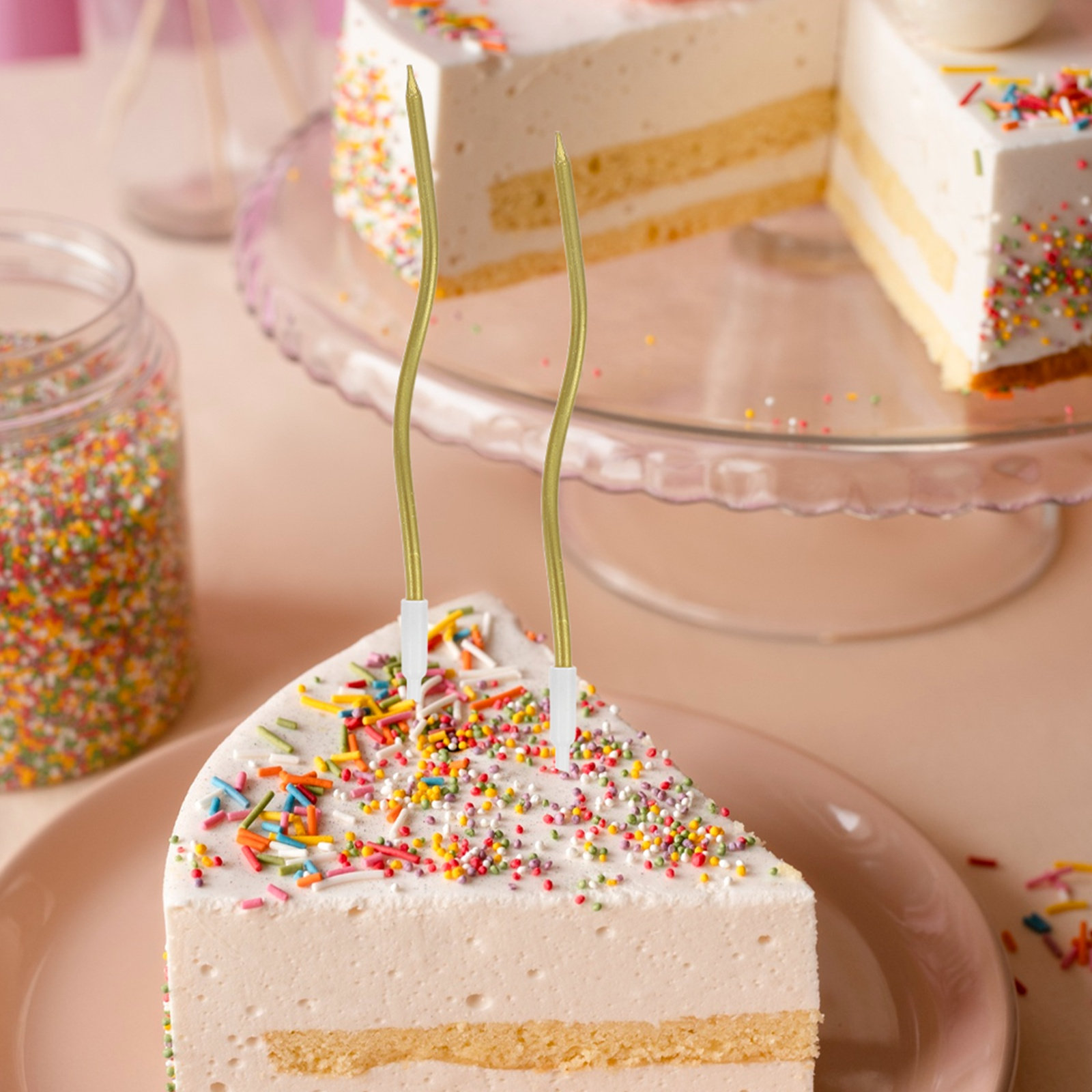 72Pcs Spiral Birthday Candles  - огляд і ціна Paraffin Wax
