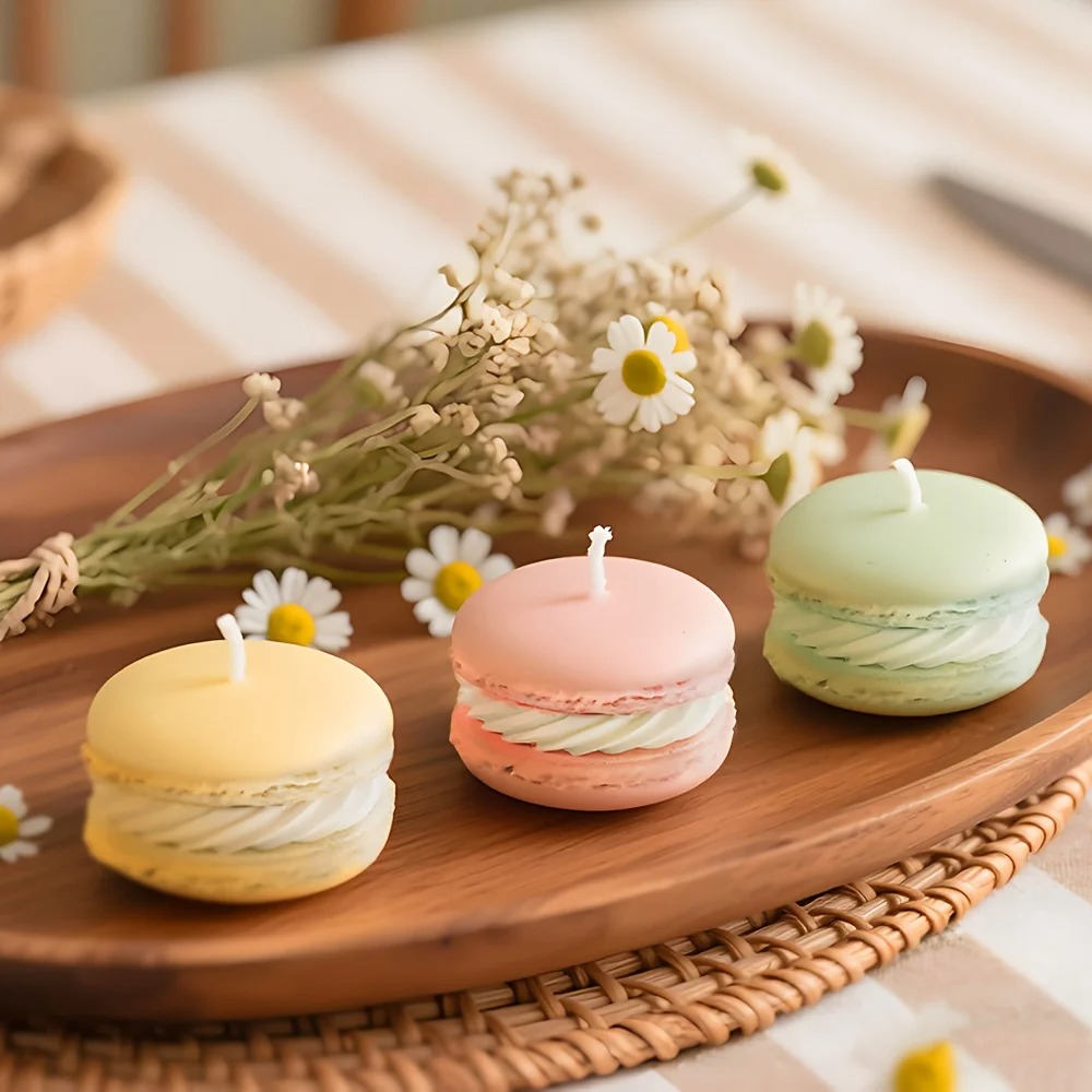 1/5pcs Realistic Macaron-shape - огляд і ціна Soy Wax