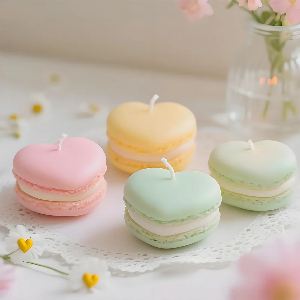 1/5pcs Realistic Macaron-shape - огляд і ціна Soy Wax